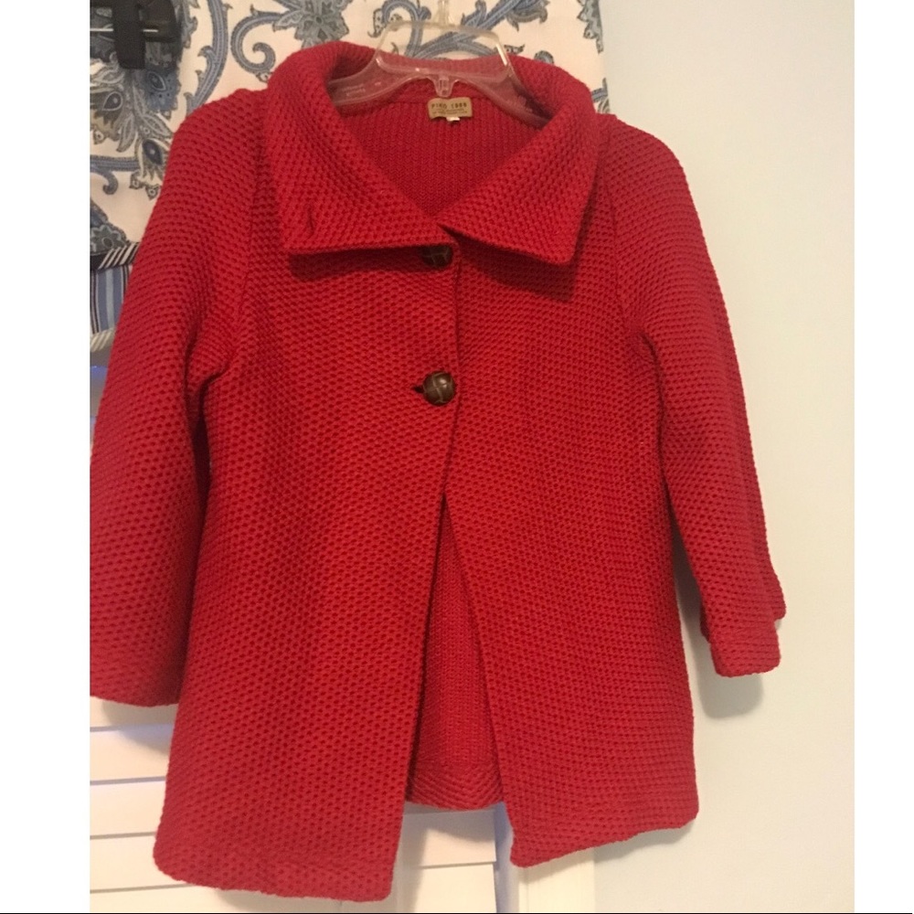 Beautiful red split coat
